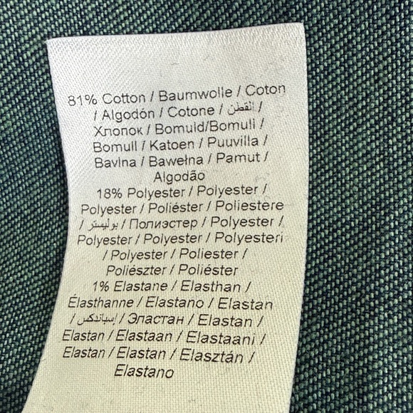 Denim Shirtdress by CREAM (Denmark) Dark Blue stretch Metal buttons knee length - Picture 11 of 12